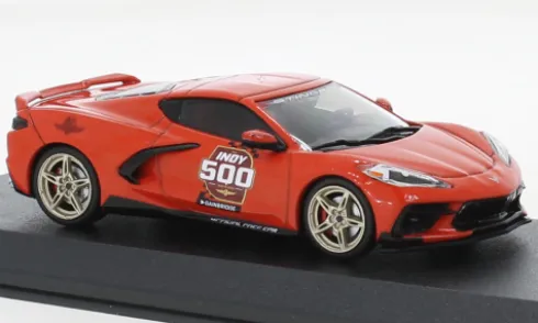 Chevrolet Corvette (C8) Stingray, 2020, Offical Pace Car Indianapolis 500, 1:43, Greenlight