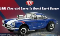 Chevrolet Corvette Grand Sport Gasser, blau/weiss, 1961, 1:18, ACME