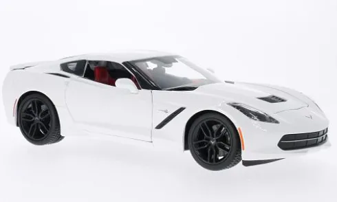 Chevrolet Corvette Stingray Z51 (C7), weiss, 2014, 1:18, Maisto