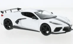 Chevrolet Corvette Stingray (C8), weiss, 2020, 1:24, Maisto