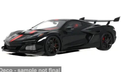 Chevrolet Corvette ZR1X, schwarz, 2025, 1:18, GT Spirit