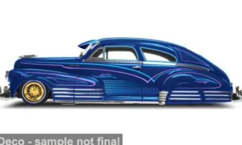Chevrolet Fleetline (Lowriders), blau, 1948, 1:24, Maisto