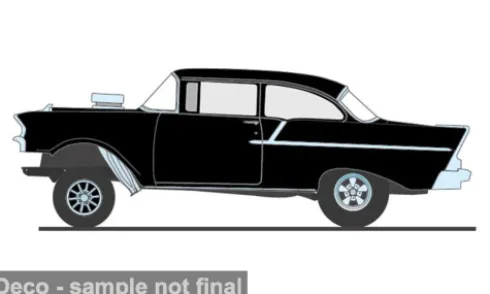 Chevrolet 150 Gasser, schwarz, 1957, 1:18, ACME
