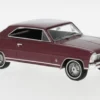 Chevrolet Nova SS Hardtop, dunkelrot, 1966, 1:43, Neo
