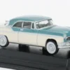 Chrysler New Yorker Deluxe Coupe St.Regis, weiss/türkis, 1955, 1:87, Oxford