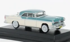 Chrysler New Yorker Deluxe Coupe St.Regis, weiss/türkis, 1955, 1:87, Oxford