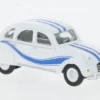 Citroen 2CV, weiss/blau, 1:87, Schuco