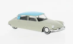 Citroen DS 19, hellgrau/hellblau, 1955, 1:87, Busch