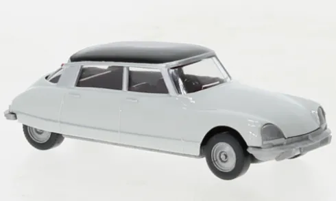Citroen DS Pallas, hellgrau/schwarz, 1956, 1:87, Wiking