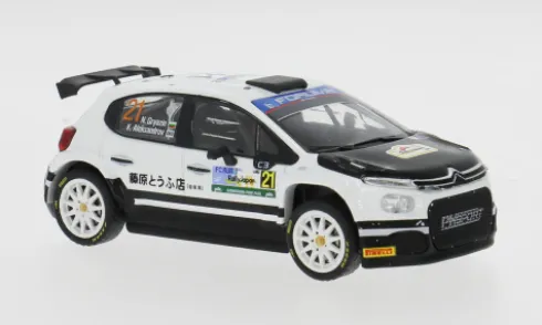 Citroen C3 Rally2, Rally WM, Rally Japan, 2024, #21, N.Gryazin/K.Aleksandrov, 1:43, IXO