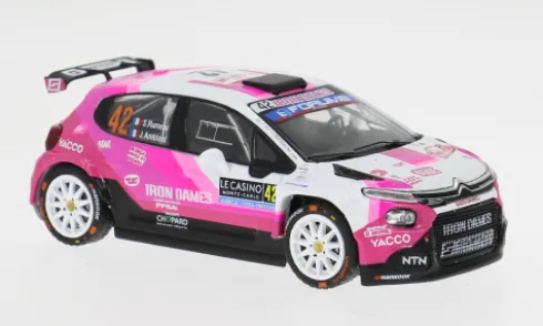 Citroen C3 Rally2, WRC, Rally Monte Carlo, 2025, #42, S.Rumeau/J.Amblard, 1:43, IXO