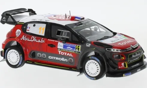 Citroen C3 WRC, Rallye WM, Rallye Mexico, 2018, Citroen Total Abu Dhabi World Rally Team, #11, S.Loeb/D.Elena, 1:43, Spark