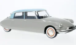 Citroen DS 19, hellgrau/helltürkis, 1956, 1:18, Norev