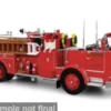 Crown Coach Corporation Firecoach, LACOFD - Los Angeles County Of Fire Department - Engine 51, 1:87, Iconic Replicas