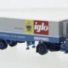 DAF DO 2000 Kühlkoffer-SZ, 1957, Binfürst - Iglo, 1:87, Brekina