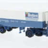 DAF DO 2000 Kühlkoffer-SZ, 1957, Binfürst, 1:87, Brekina