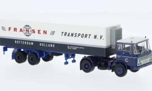 DAF FT 2600 Kühlkoffer-SZ, 1962, Fransen, 1:87, Brekina