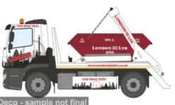 DAF Skip Lorry, London Skip Hire, 1:76, Oxford