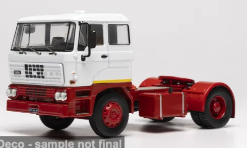 DAF 2800, weiss/rot, 1975, 1:43, IXO