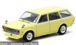Datsun 510 Bluebird Wagon, gelb, 1973, 1:64, Tarmac Works