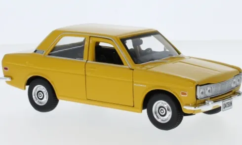 Datsun 510, dunkelgelb, 1971, 1:24, Maisto