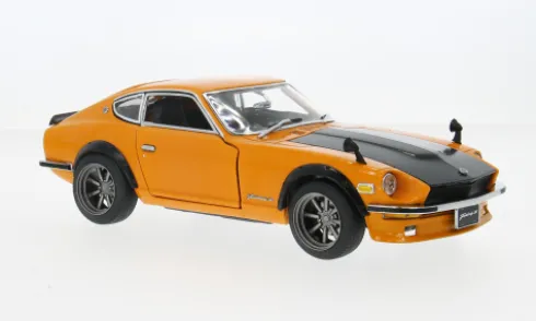 Datsun Fairlady Z (S30), orange/carbon, 1970, 1:18, Sun Star
