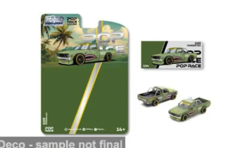 Datsun Pandem 620, grün, Enigma Exclusive, 1:64, Pop Race