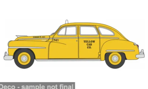 Desoto Surburban, 1946, San Francisco Taxi, 1:87, Oxford