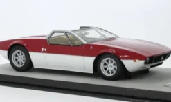 De Tomaso Mangusta Spyder, rot/silber, 1966, 1:18, Tecnomodel