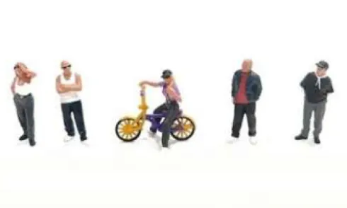 Diorama Figur Set: Lowriders 5, 1:64, American Diorama