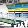 Diorama Grand Prix Paddock Diorama Team Blue, 1:64, American Diorama