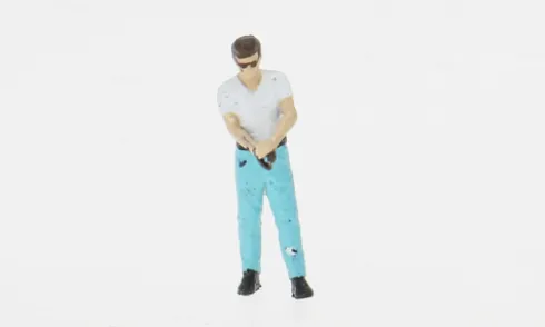 Diorama James Dean, 1:64, Cartrix