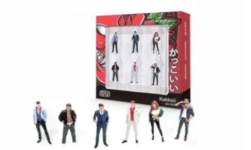 Diorama Kakkoii Figure Set, 1:64, American Diorama