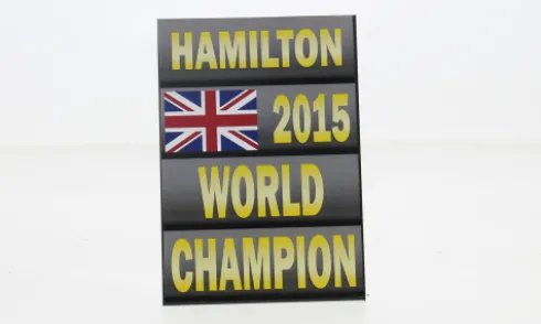 Diorama Lewis Hamilton, 2015, 1:18, Cartrix