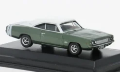 Dodge Charger, dunkelgrün/weiss, 1968, 1:87, Oxford