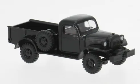 Dodge Power Wagon, schwarz, 1945, 1:87, Busch