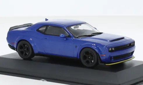 Dodge Challenger SRT Demon V8 6.2, blau, 2018, 1:43, Solido