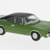 Dodge Charger, grün/schwarz, 1969, 1:87, Brekina