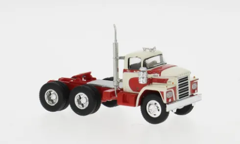 Dodge LCF CT 900, weiss/rot, 1960, 1:87, Brekina