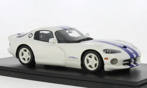 Dodge Viper GTS, weiss/blau, 1996, 1:18, GT Spirit