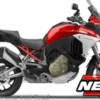 Ducati Multistrada V4, rot/schwarz, 1:18, Bburago