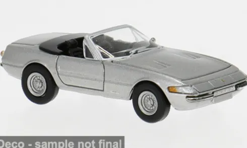 Ferrari 365 GTS/4 Daytona Spider, silber, 1971, 1:87, Brekina