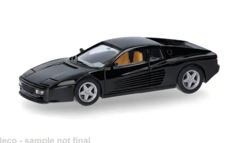 Ferrari 512 TR, schwarz, 1:87, Herpa