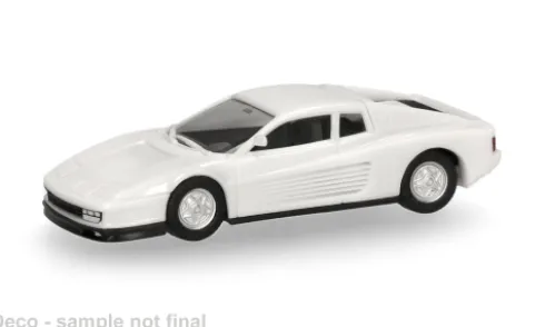 Ferrari Testarossa, weiss, 1:87, Herpa