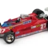 Ferrari 126CK turbo, Aeroporto di Treviso-Istrana, 1981, Scuderia Ferrari, #27, G.Villeneuve, 1:43, Brumm