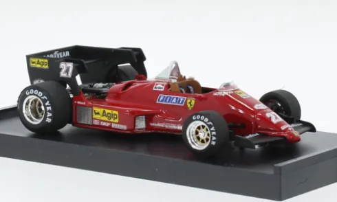 Ferrari 126C4 turbo, Formel 1, GP Belgien, 1984, #27, M.Alboreto, 1:43, Brumm