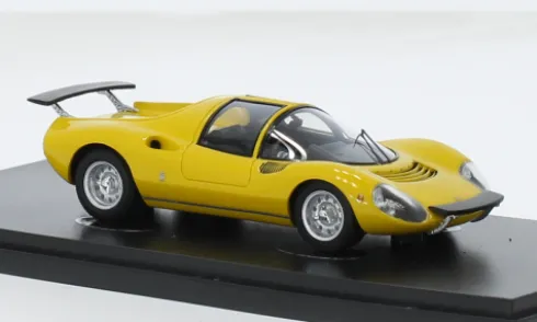 Ferrari Dino 206 S, gelb, 1967, 1:43, AutoCult / Masterpiece