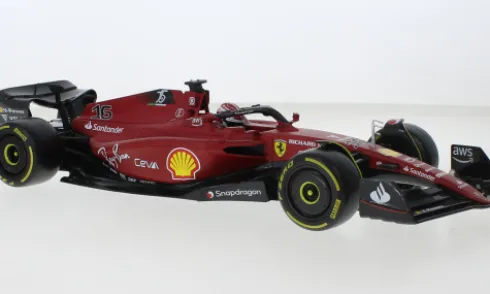 Ferrari F1-75, Formel 1, 2022, Scuderia Ferrari, #16, C.Leclerc, 1:18, Bburago