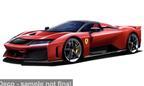 Ferrari F80, rot, 1:43, Bburago