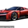Ferrari F80 - Signature Series, rot, 1:18, Bburago